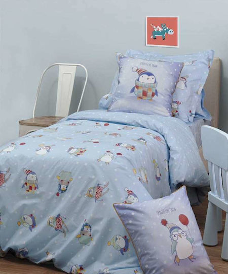 Kentia Set Kids Duvet Cover Single Blue