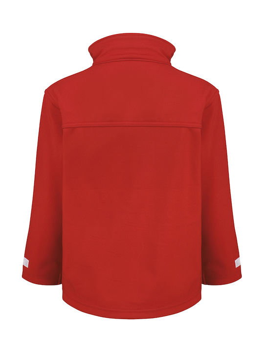 Result Kids Casual Jacket short Red Classic Softshell