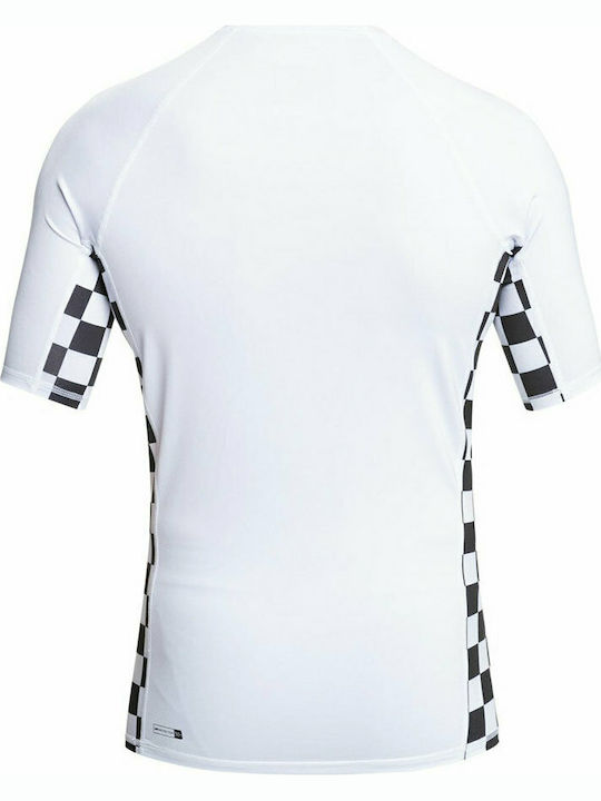 Quiksilver Arch This Men's Short Sleeve Sun Protection Shirt White