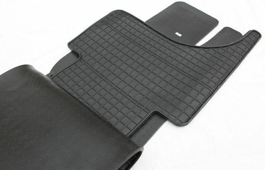 Frogum Set of Front and Rear Mats 4pcs for Fiat Fullback Mitsubishi L200 2015 Black
