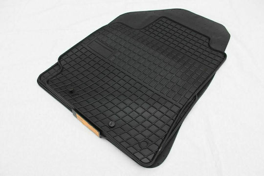 Frogum Set of Front and Rear Mats 4pcs for Hyundai Elantra 2016-2020 Black