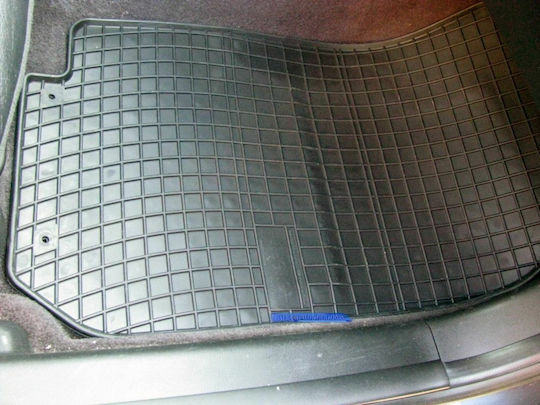 Frogum Set of Front and Rear Mats 4pcs for Honda Accord 2003-2008 Black