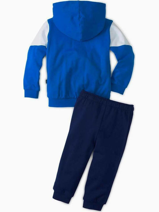 Puma Kinder Sweatpants Set - Jogginganzug Marineblau 2Stück Minicats Rebel