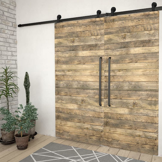 vidaXL Door Return Mechanism for Doors up to 200cm and 80kg Black
