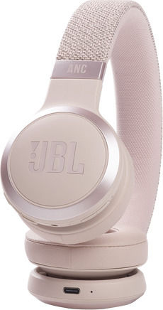 JBL Live 460NC Wireless / Wired On Ear Headphones with 50 hours of Operation and Quick Charge Rose Gold
