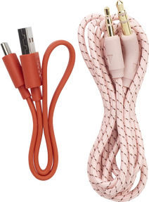 JBL Live 460NC Wireless / Wired On Ear Headphones with 50 hours of Operation and Quick Charge Rose Gold