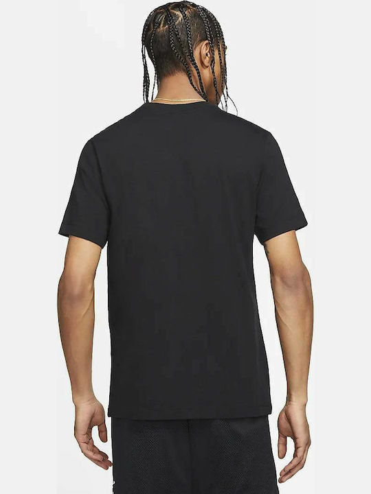 Jordan Jumpman Classics Ανδρικό T-shirt Μαύρο με Στάμπα