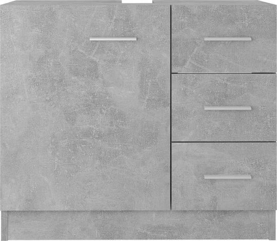 vidaXL Countertop without Sink L63xW30xH54cm Gray