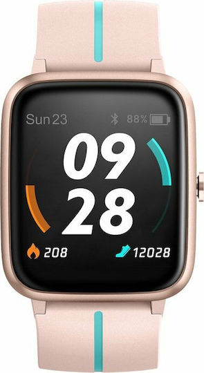 Ulefone Watch GPS Αδιάβροχο με Παλμογράφο (Pink+Blue)