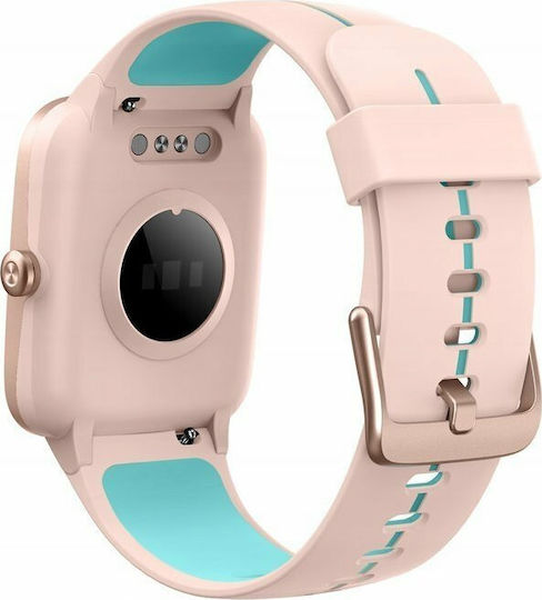 Ulefone Watch GPS Αδιάβροχο με Παλμογράφο (Pink+Blue)