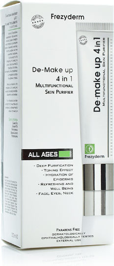 Frezyderm De-Make Up 4 in 1 Emulsion Makeup Remover Face & Eyes 200ml