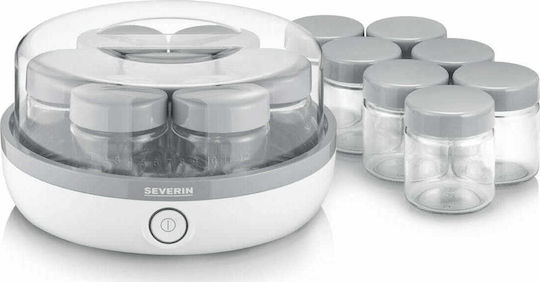 Severin JG 3518 Yogurt Maker with Jars 1.05lt White 13W