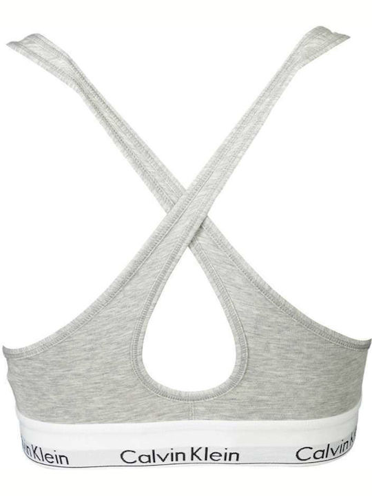Women's Bra with Light Padding Gray