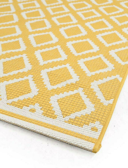 Royal Carpet Flox Χαλί Ορθογώνιο Καλοκαιρινό Ψάθινο 3 Yellow 67x140cm