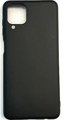 Silicone Back Cover Black (Galaxy A12)