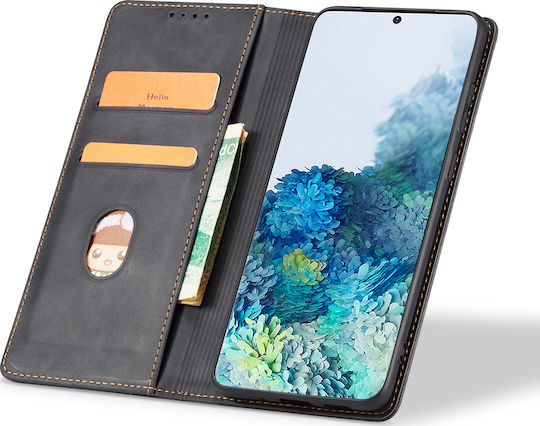 Bodycell PU Leather Book Synthetic Leather Black (Galaxy A20e)