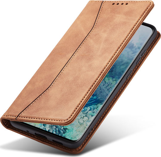 Bodycell PU Leather Book Synthetic Leather Brown (Galaxy A40)