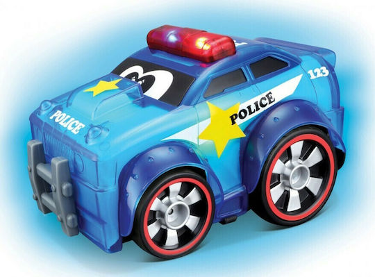 Bburago Junior Push & Glow Police Car Αυτοκινητάκι Αστυνομικό για 3+ Ετών
