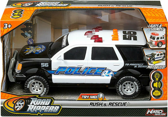 Nikko Road Rippers Περιπολικό Αστυνομίας SUV Υπηρεσία Διάσωσης Αυτοκινητάκι Αστυνομικό για 3+ Ετών
