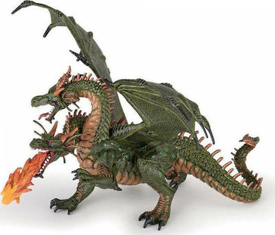 Papo Miniature Toy Two Headed Dragon 11.20cm.