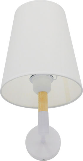 GloboStar Lydford Classic Wall Lamp with E27 Socket White 20x36x36cm