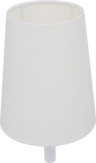 GloboStar Lydford Classic Wall Lamp with E27 Socket White 20x36x36cm