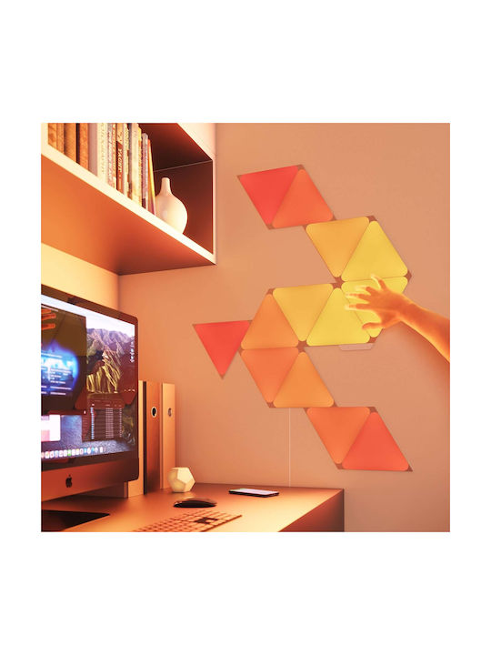 Nanoleaf Shapes Triangles Decorative Lamp Hexagon Multicolour 4pcs