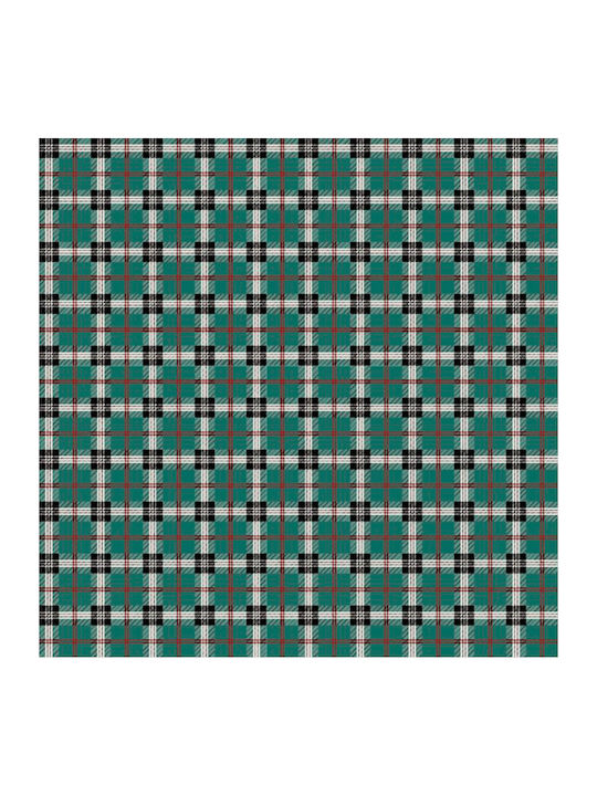 Lino Home Tartan Cotton & Polyester Checkered Tablecloth 701 Pine 140x140cm