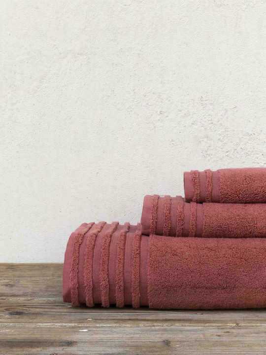 Nima Hand Towel Vista 30x50cm Terracotta