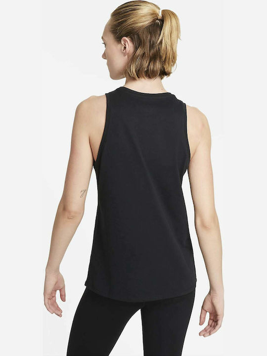 Nike Icon Clash Damen Sportlich Baumwolle Bluse Ärmellos Schwarz