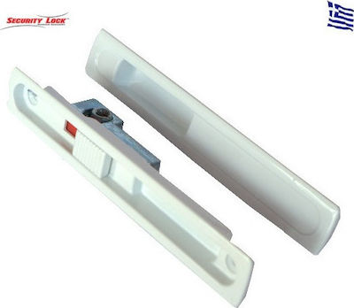 Security Lock Lock for Sliding Aluminum Doors White