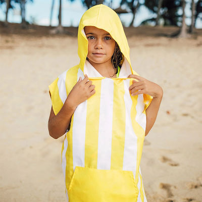 Dock & Bay Quickdry Bondi Kids Beach Poncho Yellow 56 x 42cm με Θήκη Μεταφοράς