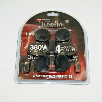 Tiaoping TP-366 Set Car Audio Round Tweeters