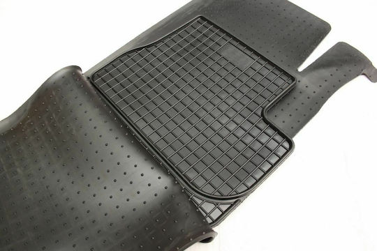 Petex Set of Front and Rear Mats 4pcs for Citroen C2 2002-2009 Black