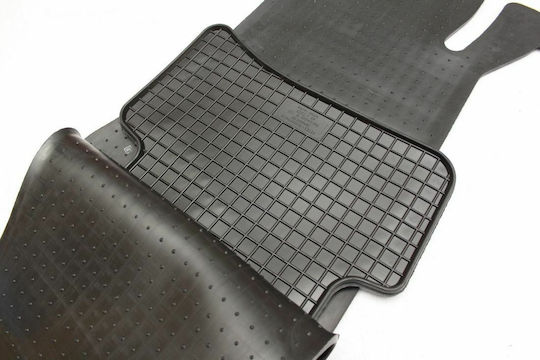 Petex Σετ Μπροστινά και Πίσω Πατάκια 4τμχ για Mercedes-Benz C Class 2000-2007 Μαύρα