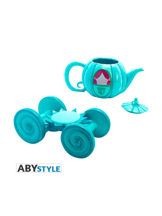 Abysse Disney - Cindrella Carriage Teapot Teapot Ceramic Blue 850ml