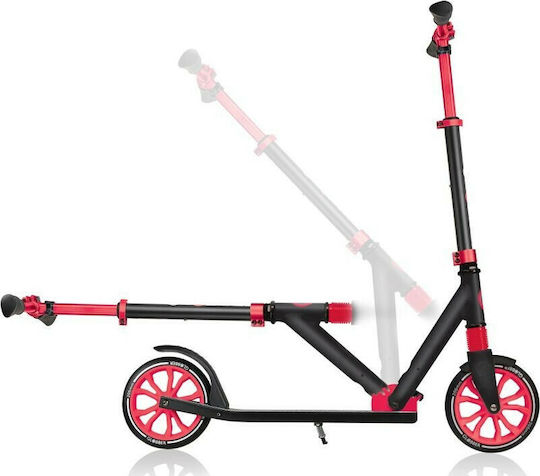 Globber Kids Scooter Foldable NL 205 2-Wheel for 8+ Years Red