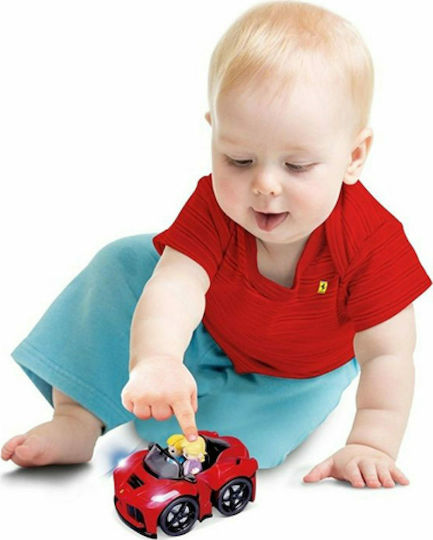 Bburago Vehicle Junior Ferrari Poppin Drivers with Lights for 12++ Months (Various Designs/Assortments of Designs) 1pc