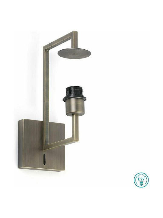Faro Barcelona Lamp Wall Gold 19x17.6cm Faro Barcelona Lamp Wall Gold 19x17.6cm