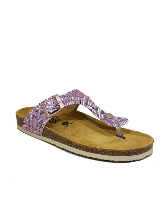 Bolero Leather Women's Flat Sandals Anatomic Rose