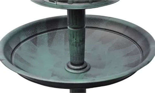 vidaXL Feeder Birds Bird Feeder/Waterer for Birds with Solar Light 40537