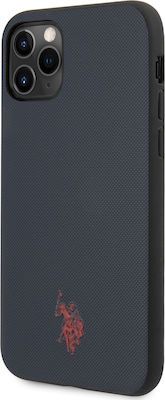 U.S. Polo Assn. Wrapped Silicone Back Cover Navy Blue (iPhone 11 Pro Max)