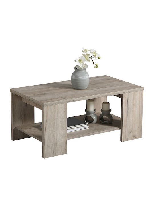 Union Rectangular Wooden Coffee Table Sonoma L90.5xW50.5xH41.5cm