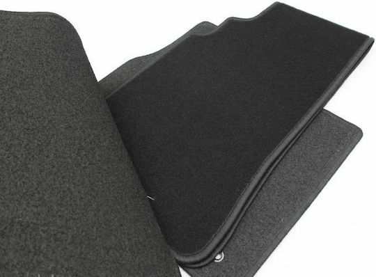 Petex Set Front and Back Car Mats 4 Pieces for Nissan Murano 2008+ Black / Gray