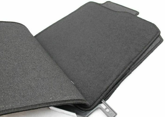 Petex Set of Front and Rear Mats 4pcs for Mitsubishi Outlander 2003-2007 Black
