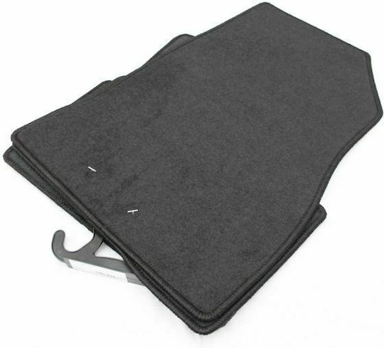 Petex Set of Front and Rear Mats 4pcs for Nissan Juke 2010+ Black