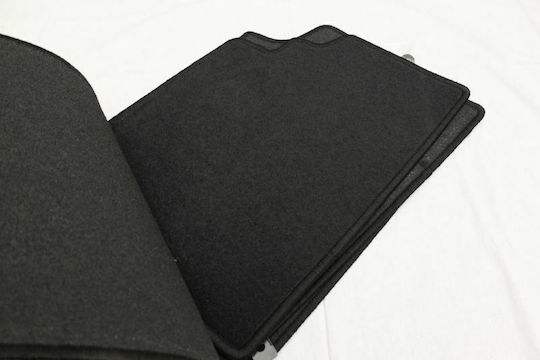 Petex Set of Front and Rear Mats 4pcs for Renault Megane / Scenic 1996-2002 Black