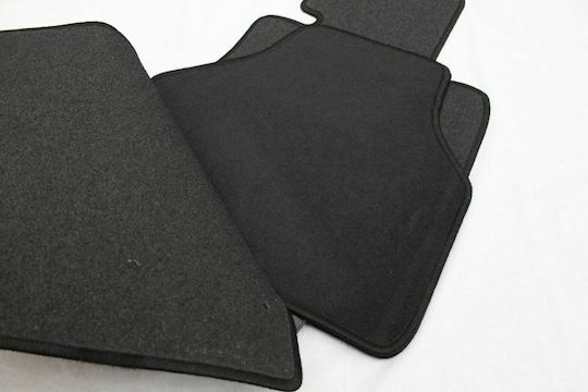 Petex Set of Front and Rear Mats 4pcs for BMW Series 7 2001-2008 Black