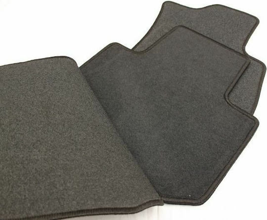 Petex Satz Vorder- und Hintermatten 4Stück aus Teppichboden für Subaru Forstwirt 2013-2018 Schwarz