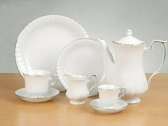 Cryspo Trio Ivona Platin Porcelain Dinnerware Set 20pcs